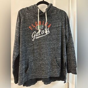 FANATICS Women University of Florida Gators Gray Hooded Sweatshirt Size Large